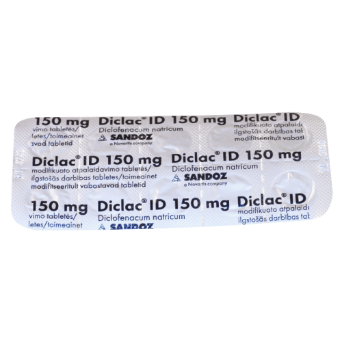 დიკლაკი - Diclac 150მგ 100 ტაბლეტი