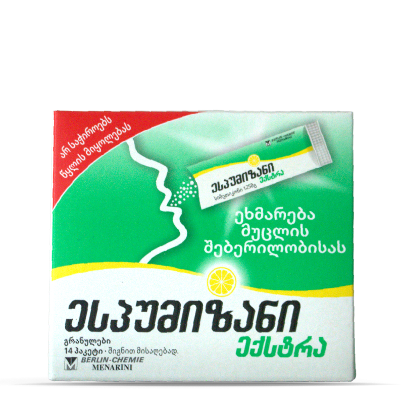 ესპუმიზანი ექსტრა - Espumisan Extra 125მგ 14 პაკეტი