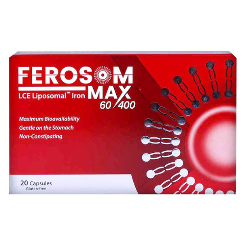 ფეროსომ მაქსი - Ferosom Max 20 კაფსულა