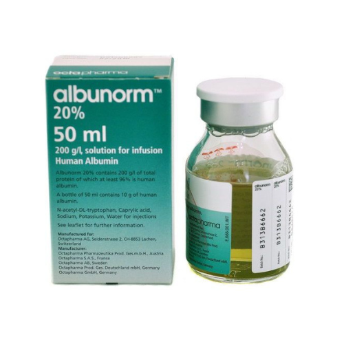 ალბუმინი(ალბუნორმი) 20% 50მლ