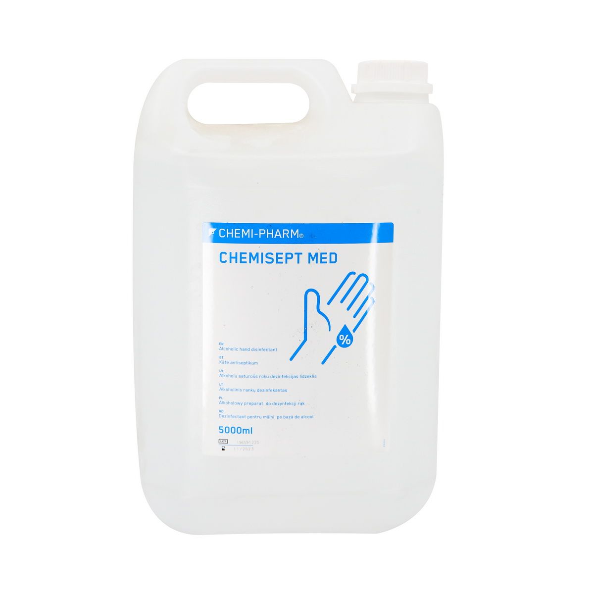 Chemi Pharm - ჩემიფარმი ჩემისეპტი MED ხელის სადეზინფექციო სითხე 5ლ