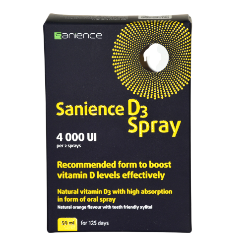 სანიენსი D3 სპრეი - Sanience D3 Spray 250დოზა 50მლ სპრეი